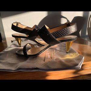Giuseppe Zanotti (7.5 women) Kitten Heel (GOLIA)